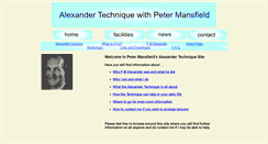 Desktop Screenshot of alexander-technique.me.uk